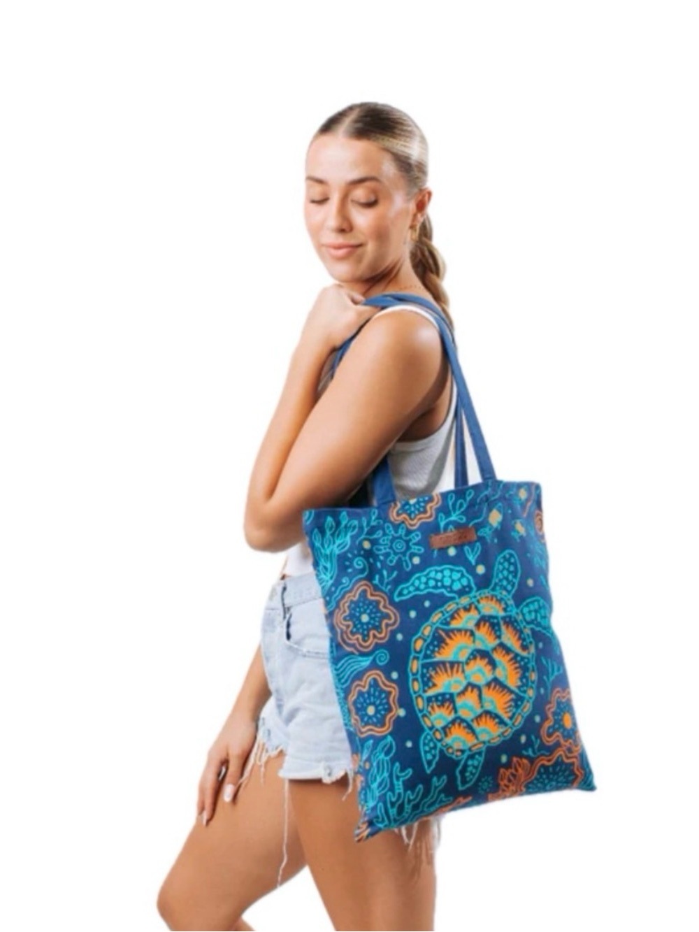 Sand Cloud, NWT Shark Ripples Everyday Tote Bag